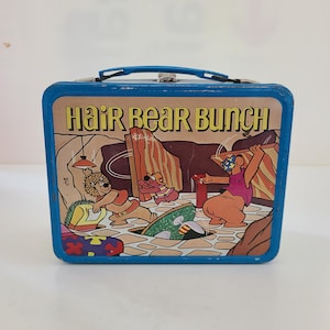 Vintage 1971 Hair Bear Bunch Lunchbox with Thermos