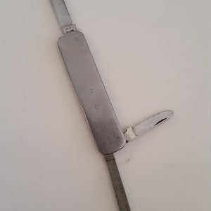 Vintage 1950&#39;s French made Gentleman&#39;s pocketknife, nail file and 2 blades, made in Thiers