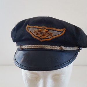Vintage Harley Davidson Captains Hat 