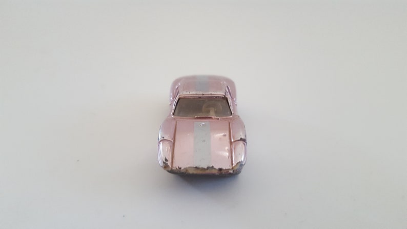 good condition No.6112 Vintage circa 1969 Cigar Box car by Aurora pink Porsche 904
