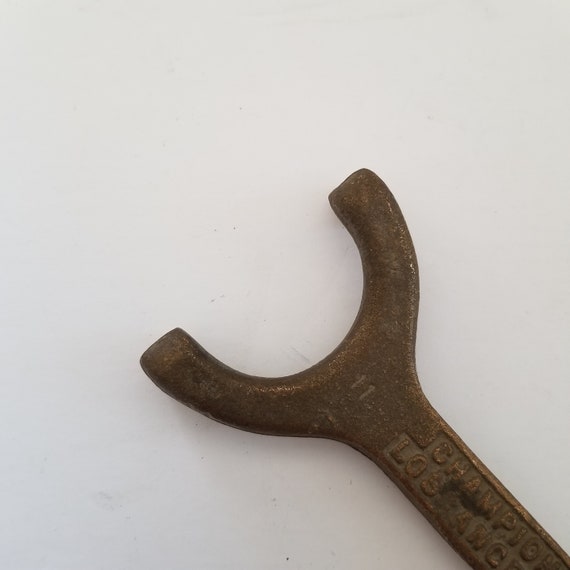 Vintage 1960's Champion Brass Los Angeles Calif. Sprinkler Adjusting  Spanner Wrench Good Usable Condition -  Ireland