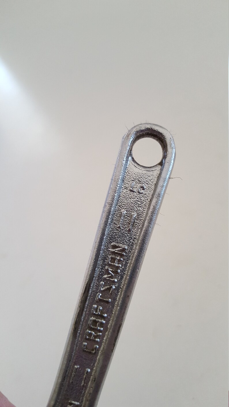 Vintage Craftsman crescent wrench 4 satin finish very Etsy