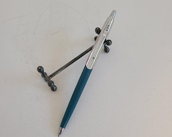 Vintage 1959 Paper Mate Capri Mark III Ballpoint Pen - Royal Blue