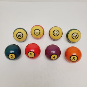 Vintage Billiard/Pool Balls: 1960s choose from variation, Standard Size, price is each