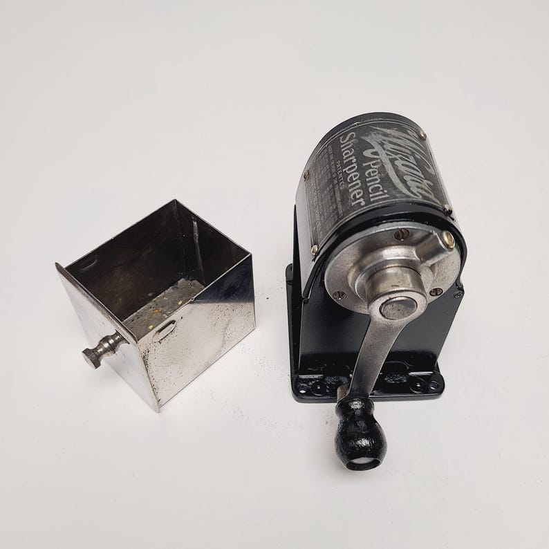 Antique early 1920's "Wizard" Pencil Sharpener, frame off restoration image 4