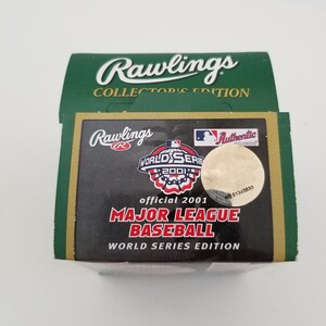 Vintage 2001 World Series Baseball: Rawlings, Unopened Box