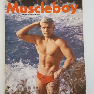 Vintage Muscleboy Magazine April/May 1964: Physique Photos, Gay Interest