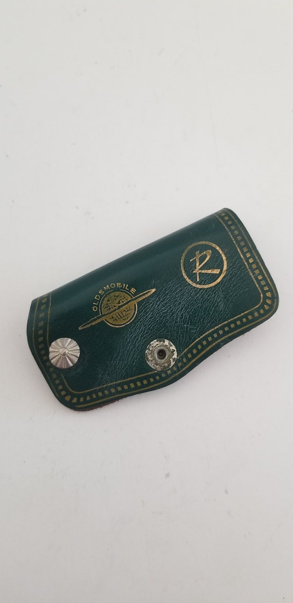 Vintage leather key wallet circa late 1950's Oldsm