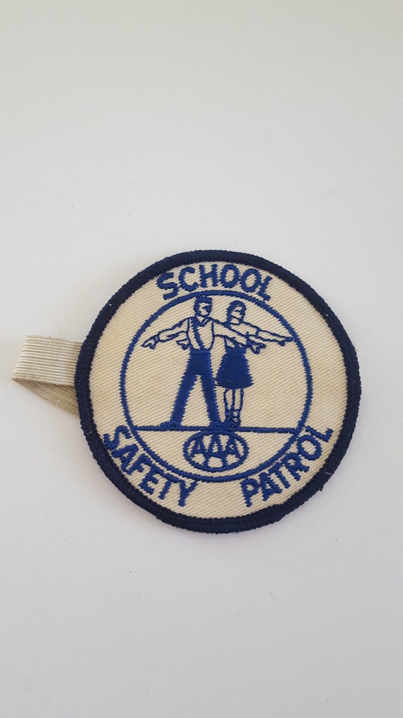 Vintage late 1950's AAA School Safety Patrol embro