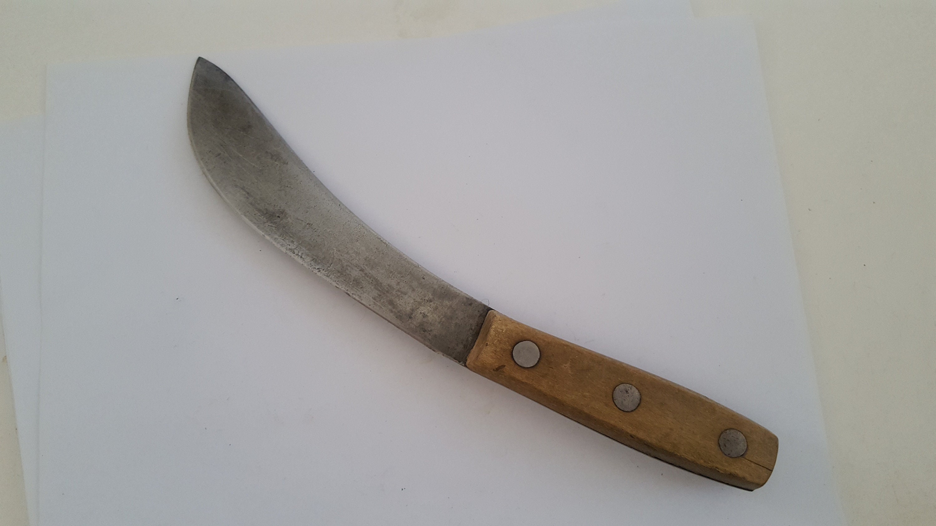 Vintage circa 1950's Ka-Bar curved skinning knife full | Etsy