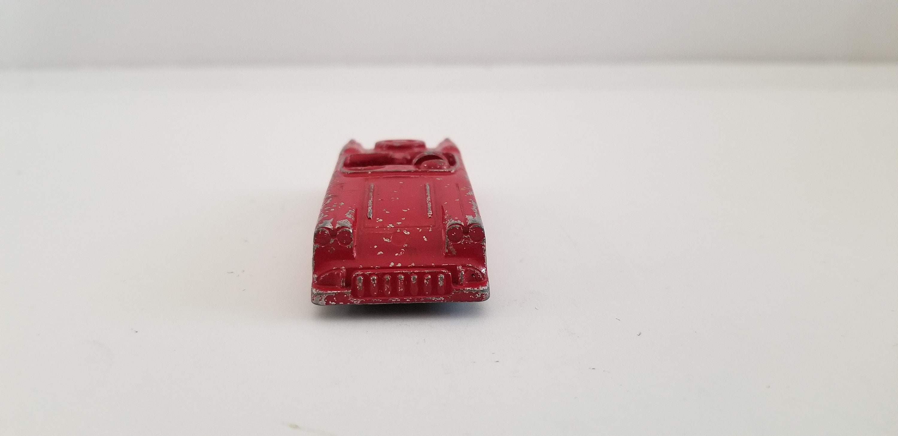 Vintage 1950's Midgetoy Convertible Toy Car, Chippy Red Paint in Good ...