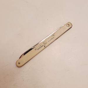 Vintage Manny Gorren Advertising Knife: Colonial Serrated Blade