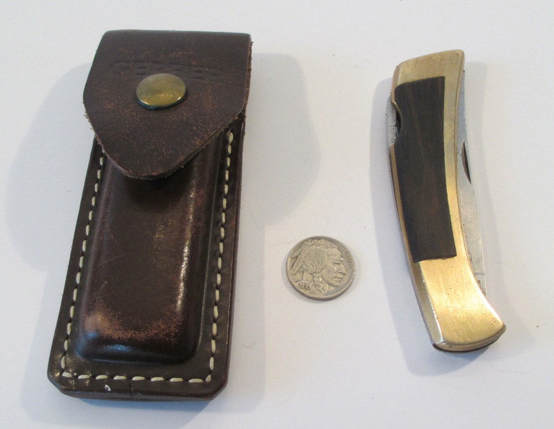 Vintage Gerber folding sheath Knife Sportsman II Made in Etsy