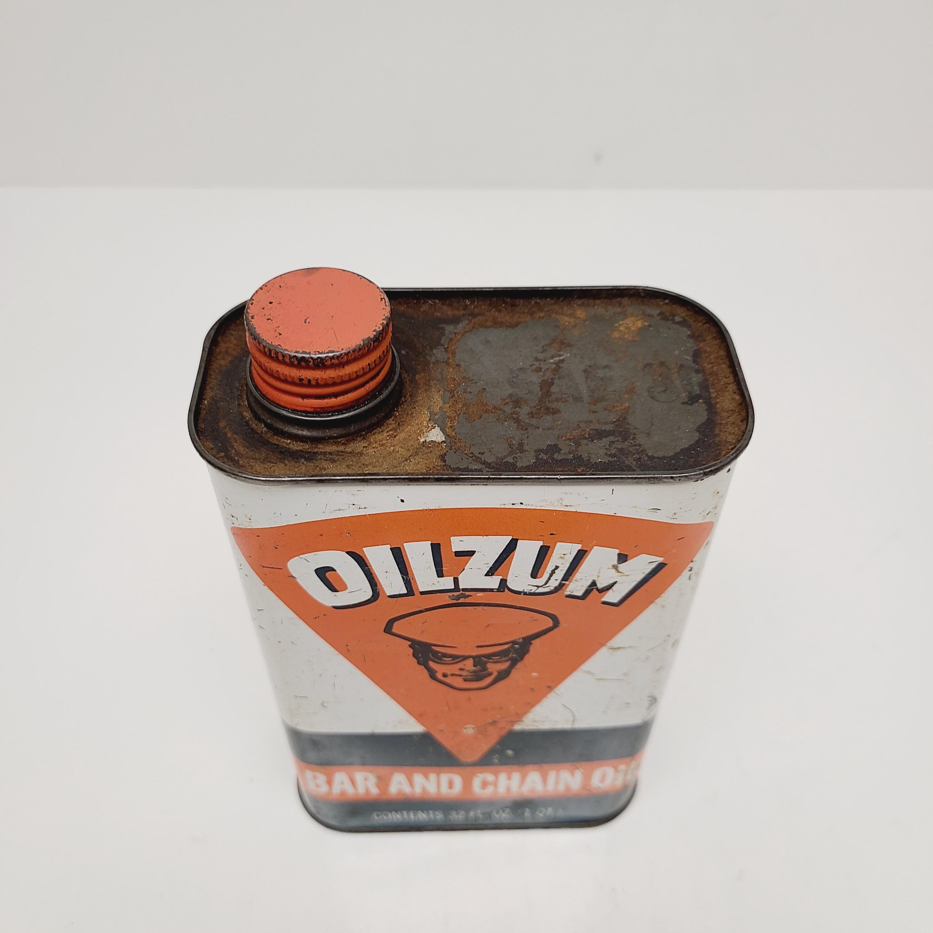 Vintage Oilzum Oil Can: 1950s Oswald Chauffeur, 1 Quart - Etsy