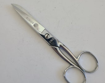 Vintage 1970's Singer C806 sewing/embroidery scissors, Made in Brazil 6" excellent condition