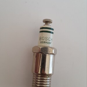 Vintage Rare Figural Cigarette Lighter in Shape of a Bosch Spark Plug,  Unfired With a Crack Made in Germany