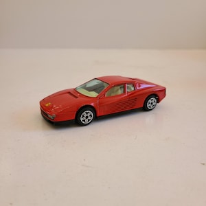 Vintage Burago Model Car Ferrari Testarossa 1984 Rare Vintage Burago Model Car Ferrari Testarossa 1984 Rare