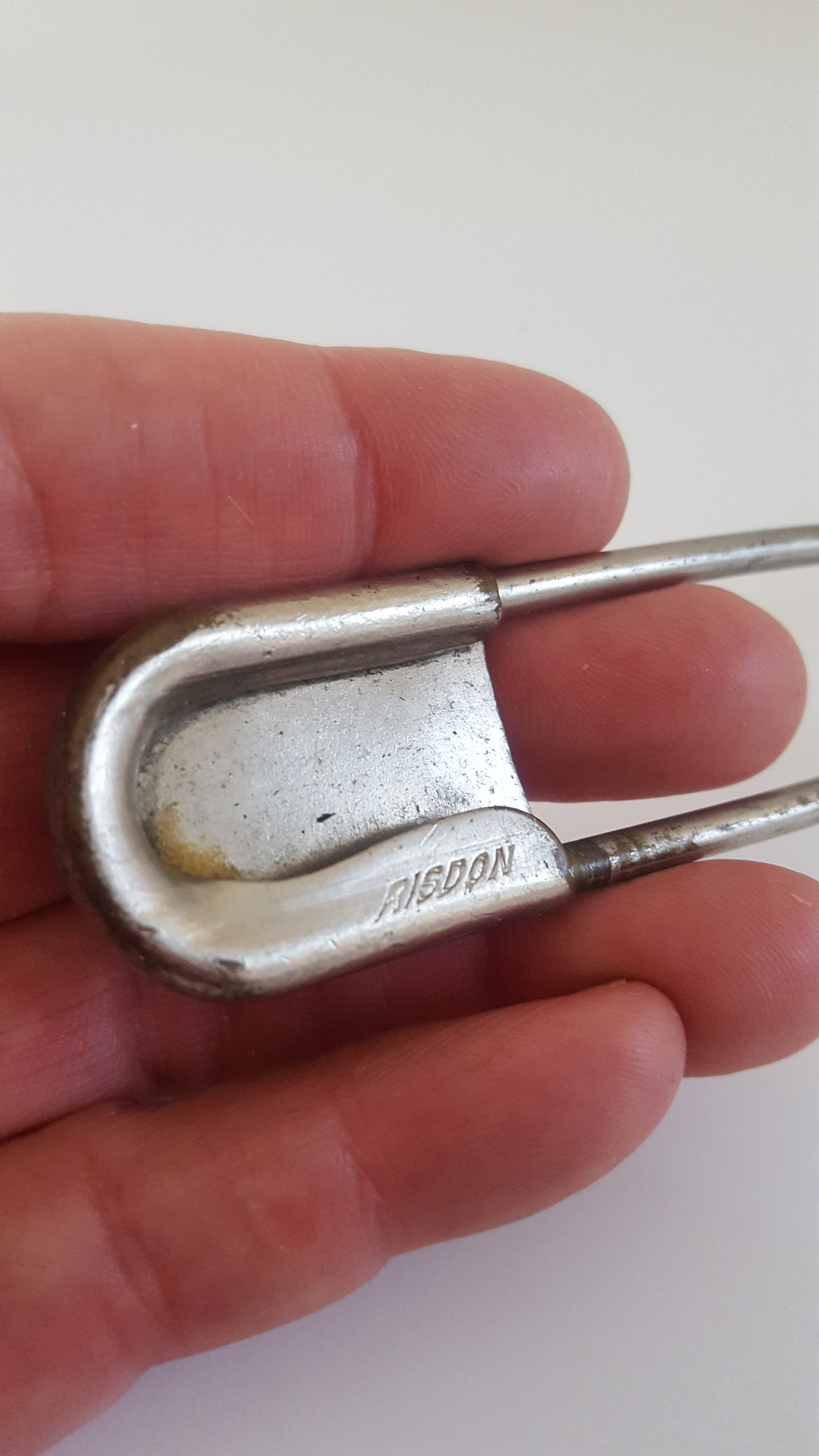 Vintage Risdon Brass Marked Safety Pin Key Tag Lock Out Etsy