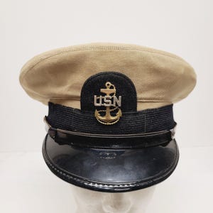 アンティーク雑貨 40s-50s vintage us navy usnavy USN 1940s Us Navy Hat - Etsy