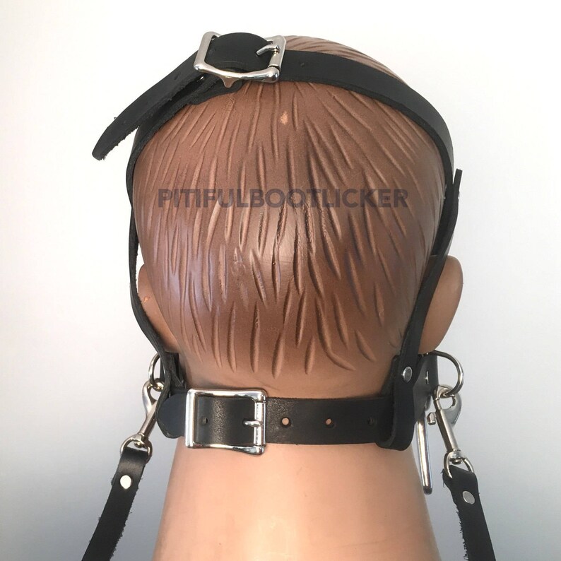 Leather PONY Play Bridle Gag w Reins Head Harness Bit Genuine Etsy