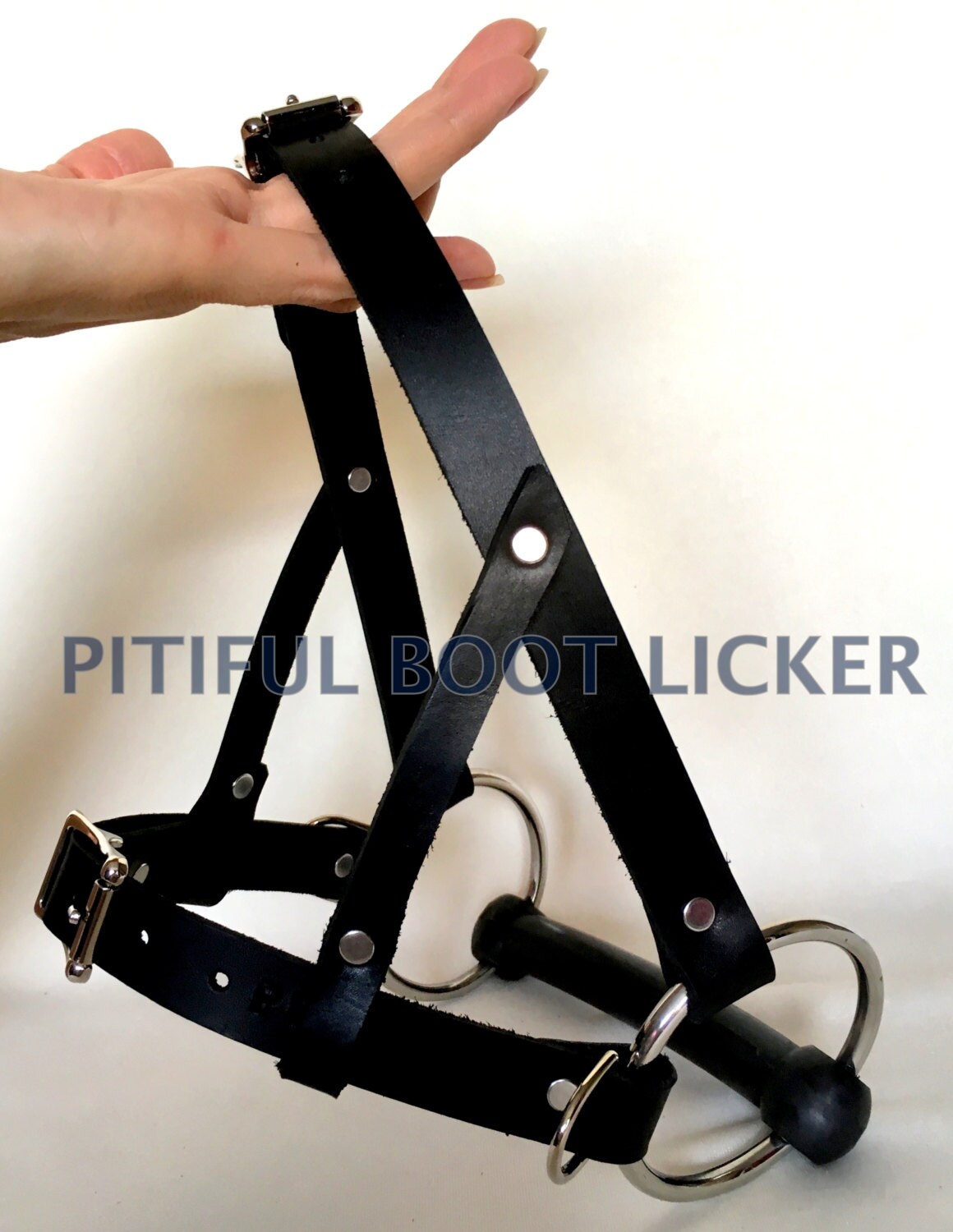Leather PONY Play Bridle Gag w Reins Head Harness Bit Genuine Etsy