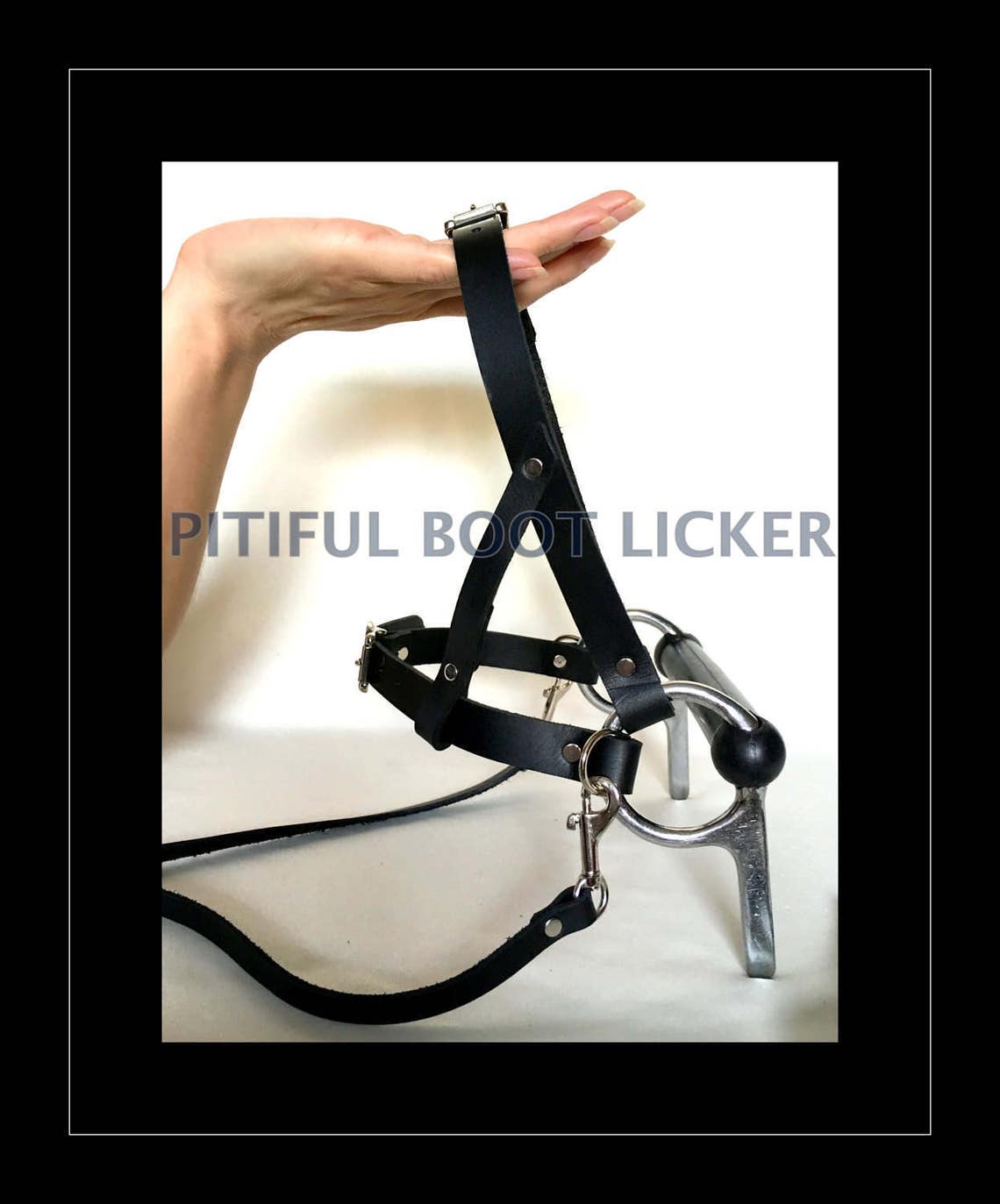 Leather PONY Play Bridle Gag w Reins Head Harness Bit Genuine Etsy