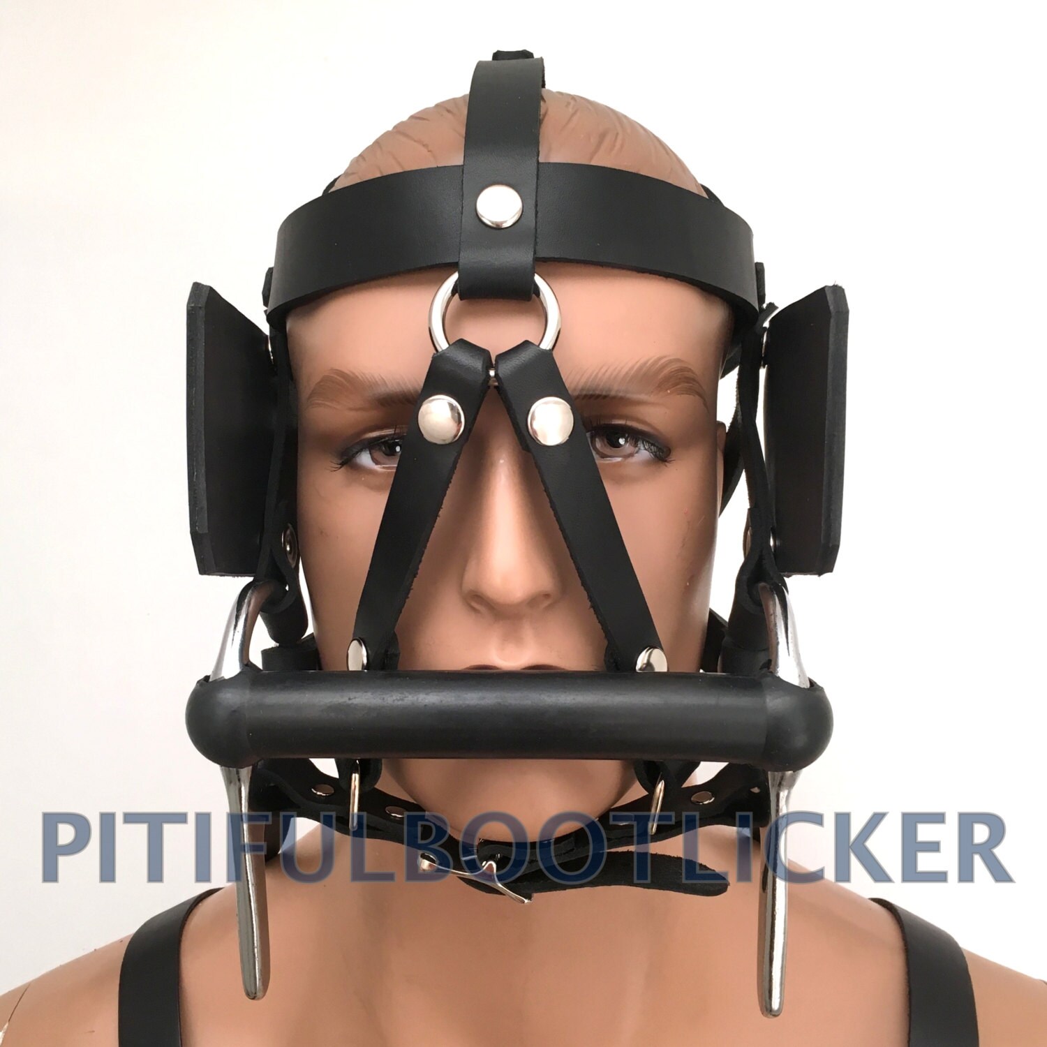 PONYPLAY Leather Gag Bridle with Bit Blinders Reins 4 Etsy