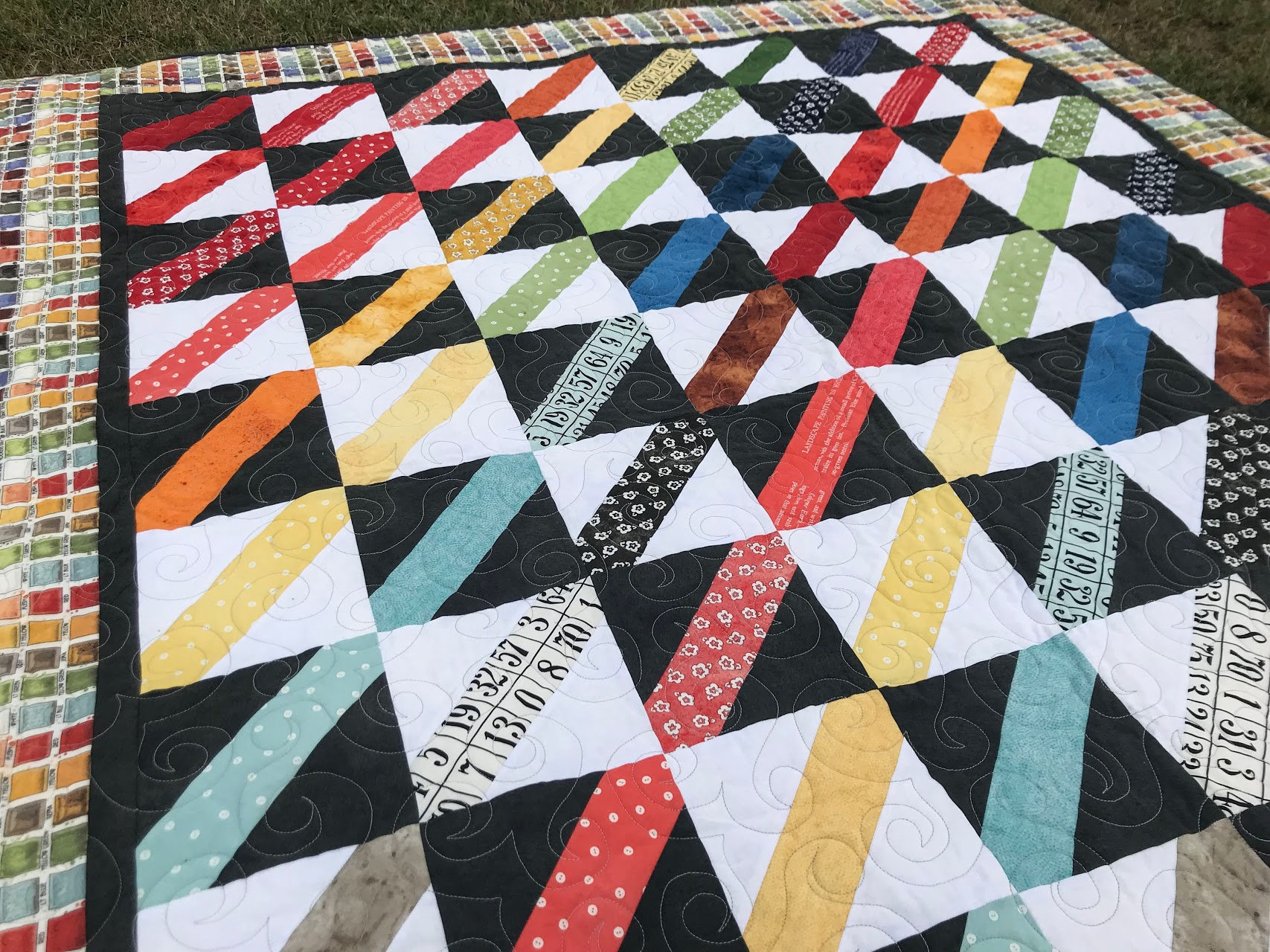 Paint By Row Quilt Pattern Painter's Palette Quilt J Etsy