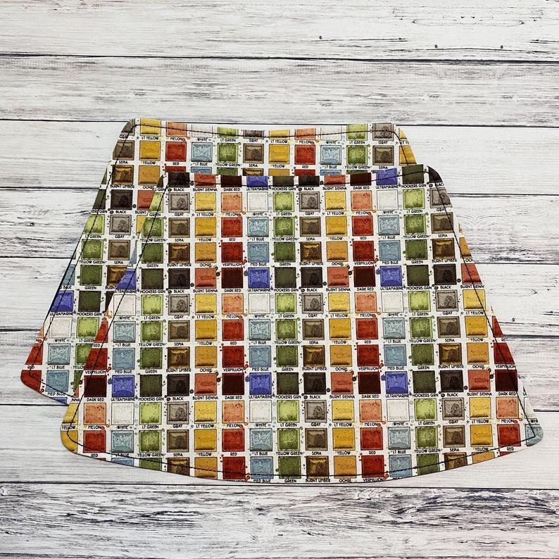 Round Table Placemat Pattern Printable Pattern Curved Etsy