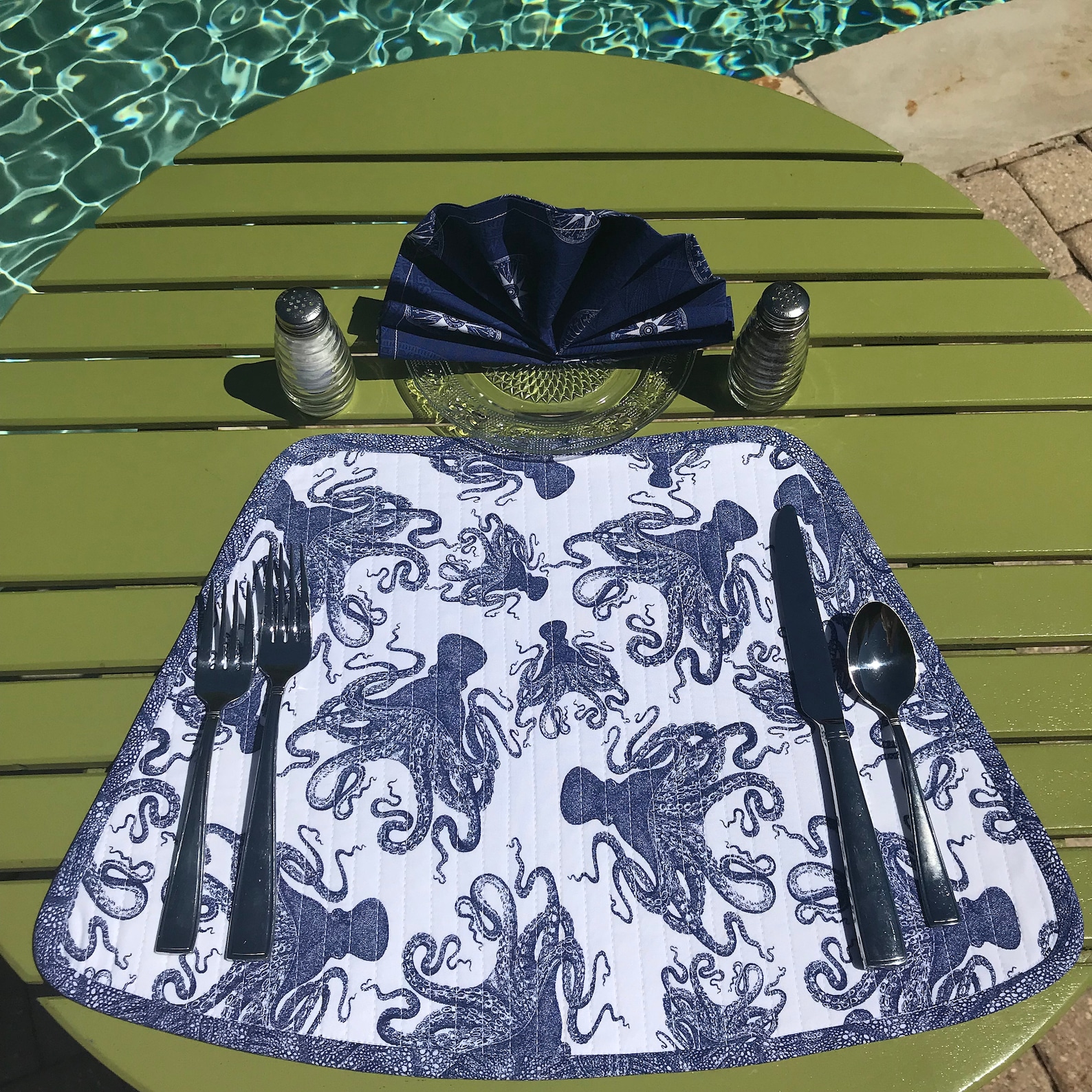 Round Table Placemat Pattern Printable Pattern Curved Etsy