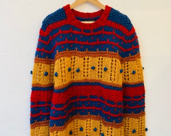 Vintage Pullover, Grösse L