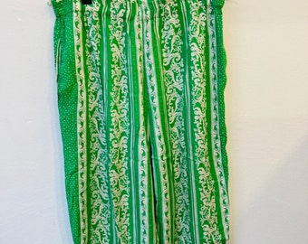 Vintage Culolte Pants, Size L/42, Viscose