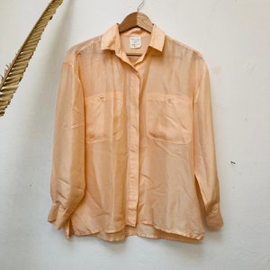 Vintage Blouse, 80s/90s, Size M, Silk