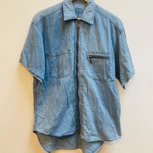 Vintage Hemd, Cotton Mix, Größe M/L