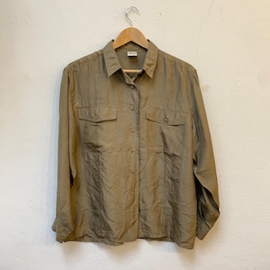 Vintage Silk Blouse, Size M/L