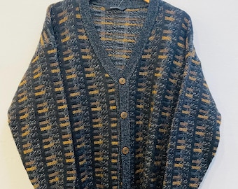 トップス 80s 90s IL GRANCHIO design cardigan Vintage 90's Il Granchio Cardigan - Size XL - Etsy