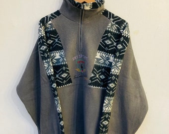 Vintage fleecetrui, Größe L