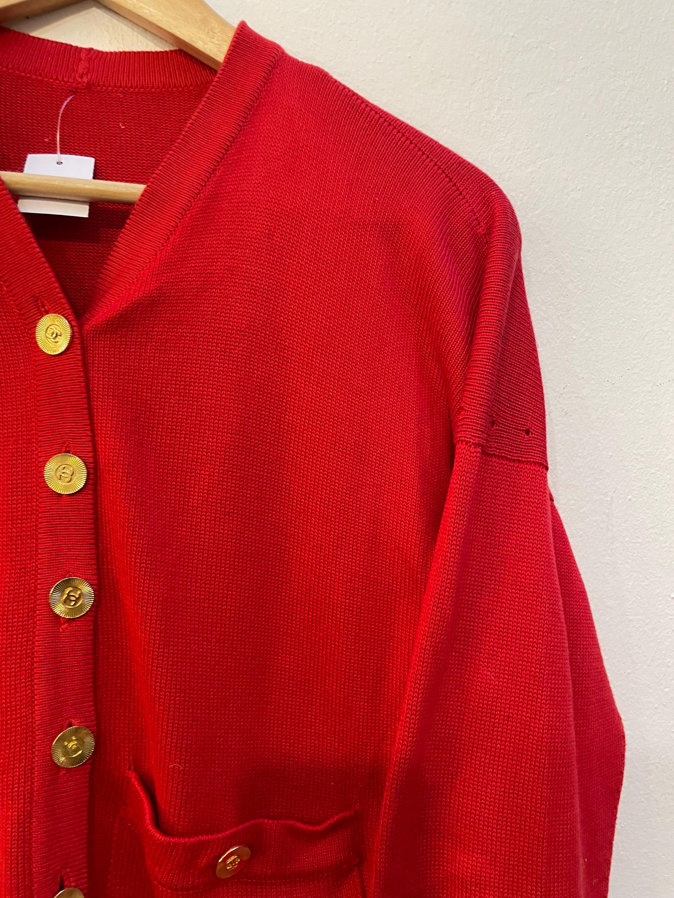 Vintage Cardigan, Chanel, Size S/M - Etsy