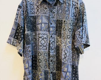Vintage Shirt, Viscose , Size XL