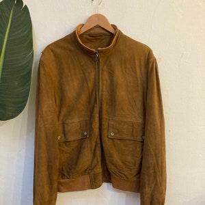 Vintage Suede Jacket, Size M/L