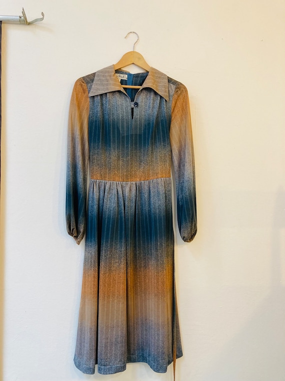 Vintage Midi Kleid, Größe 38
