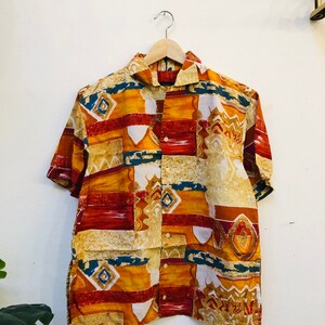 Vintage Shirt, Größe M, Leinen