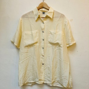 Vintage Blouse, 80s/90s, Size L, Silk