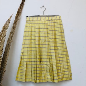 Vintage hohe Taille Rock, Seide, Valentino, italienische Größe 42