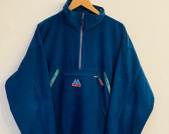 Vintage Zip Pullover, Größe XL/XXL