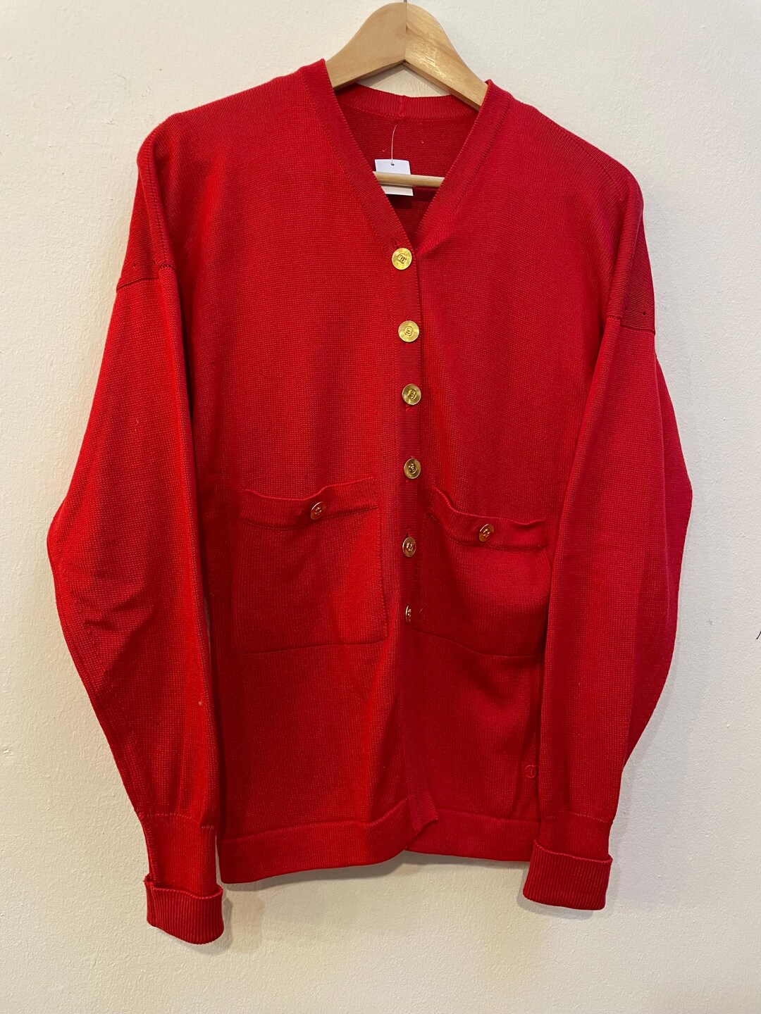 Vintage Cardigan, Chanel, Size S/M - Etsy