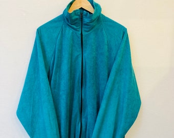 Dünne Vintage Fleecejack, Größe XXL