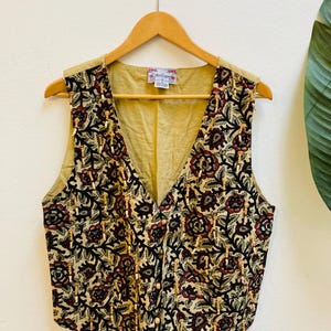 Vintage Cotton Vest, Size S