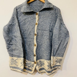 Vintage Cardigan, Size M/L, Handmade