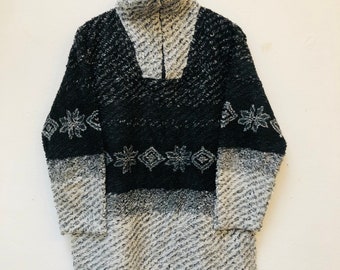 Fleecepullover vintage, Taglia L